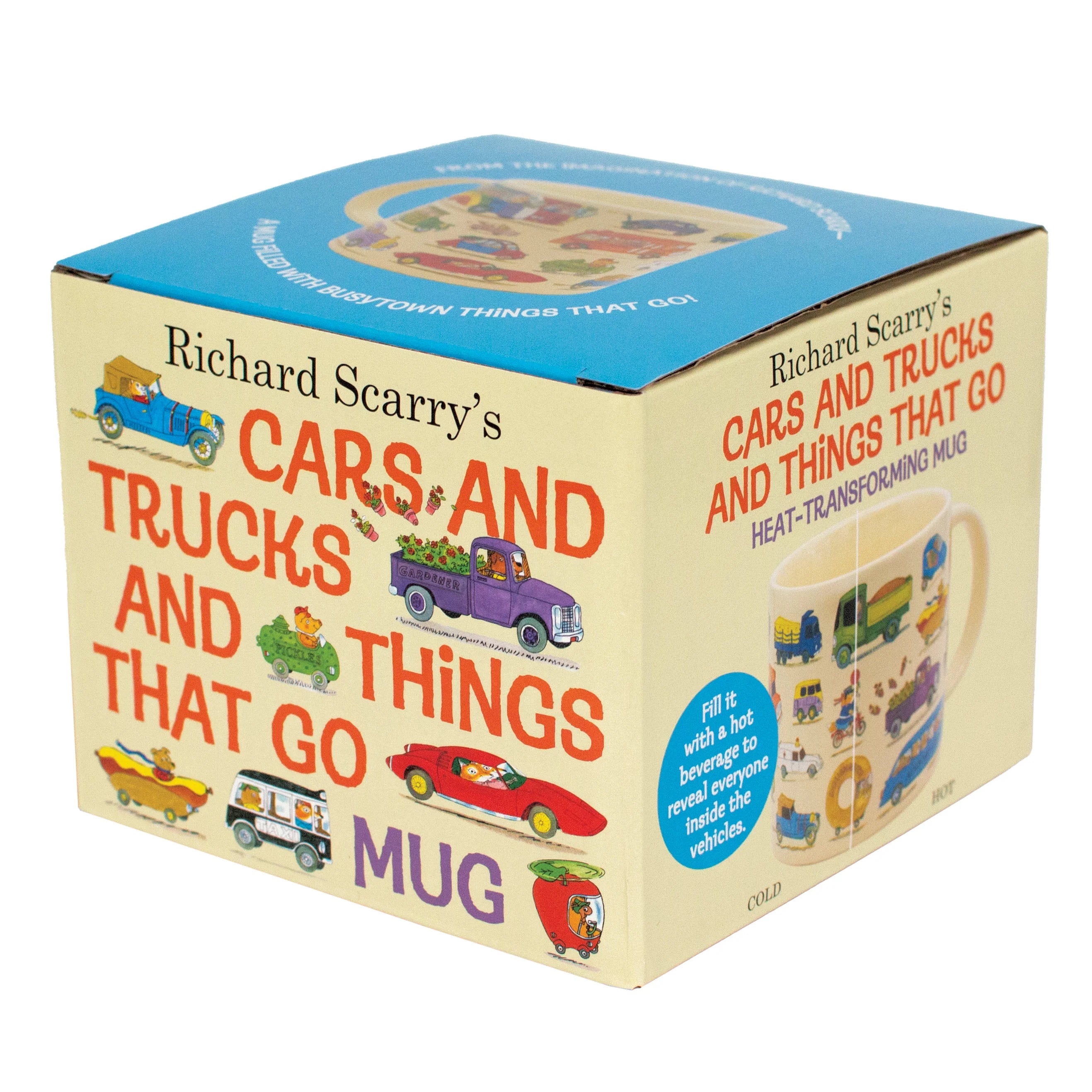 Richard Scarry Cars and Trucks Heat Transforming Mug