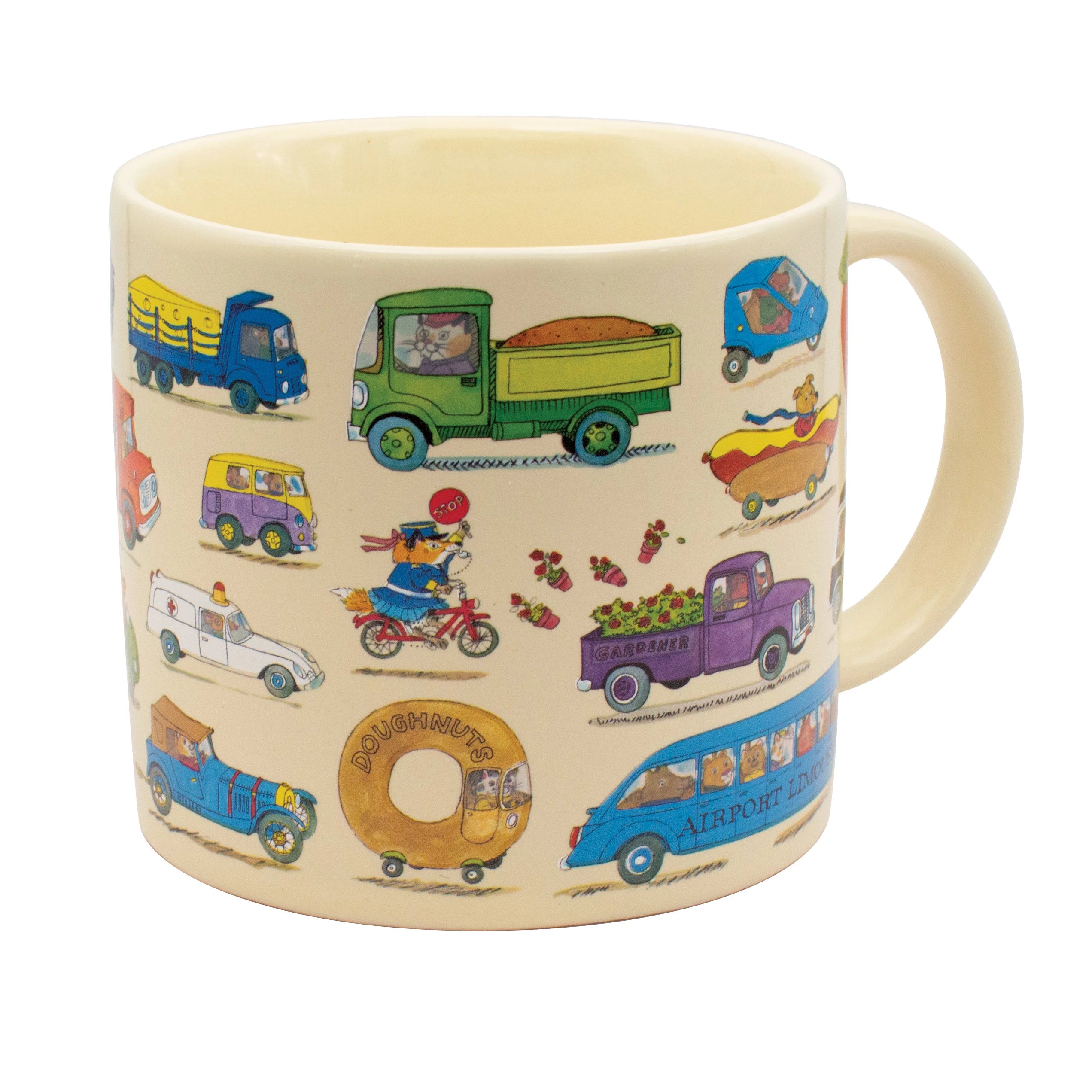 Richard Scarry Cars and Trucks Heat Transforming Mug