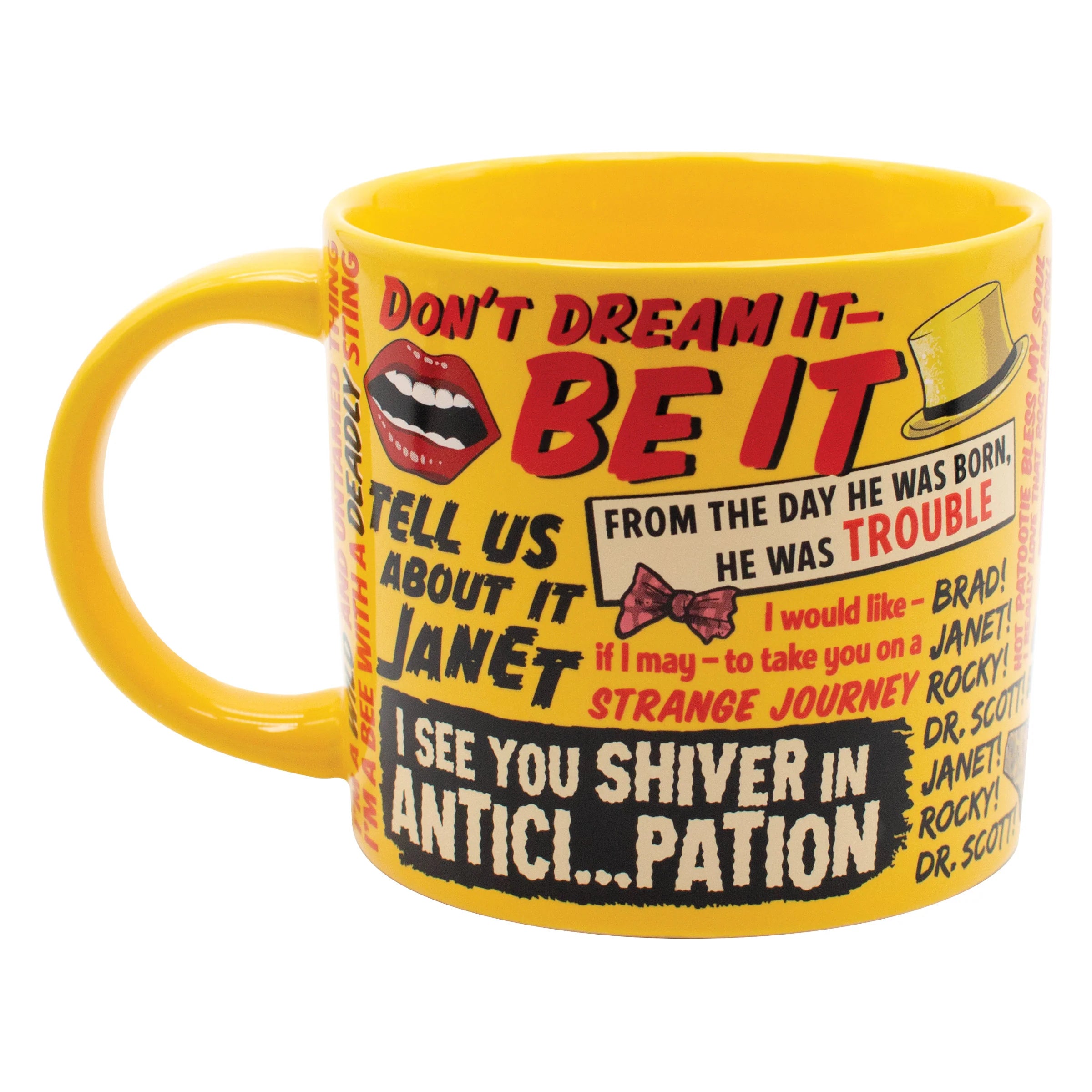 Rocky Horror Show Quote Mug