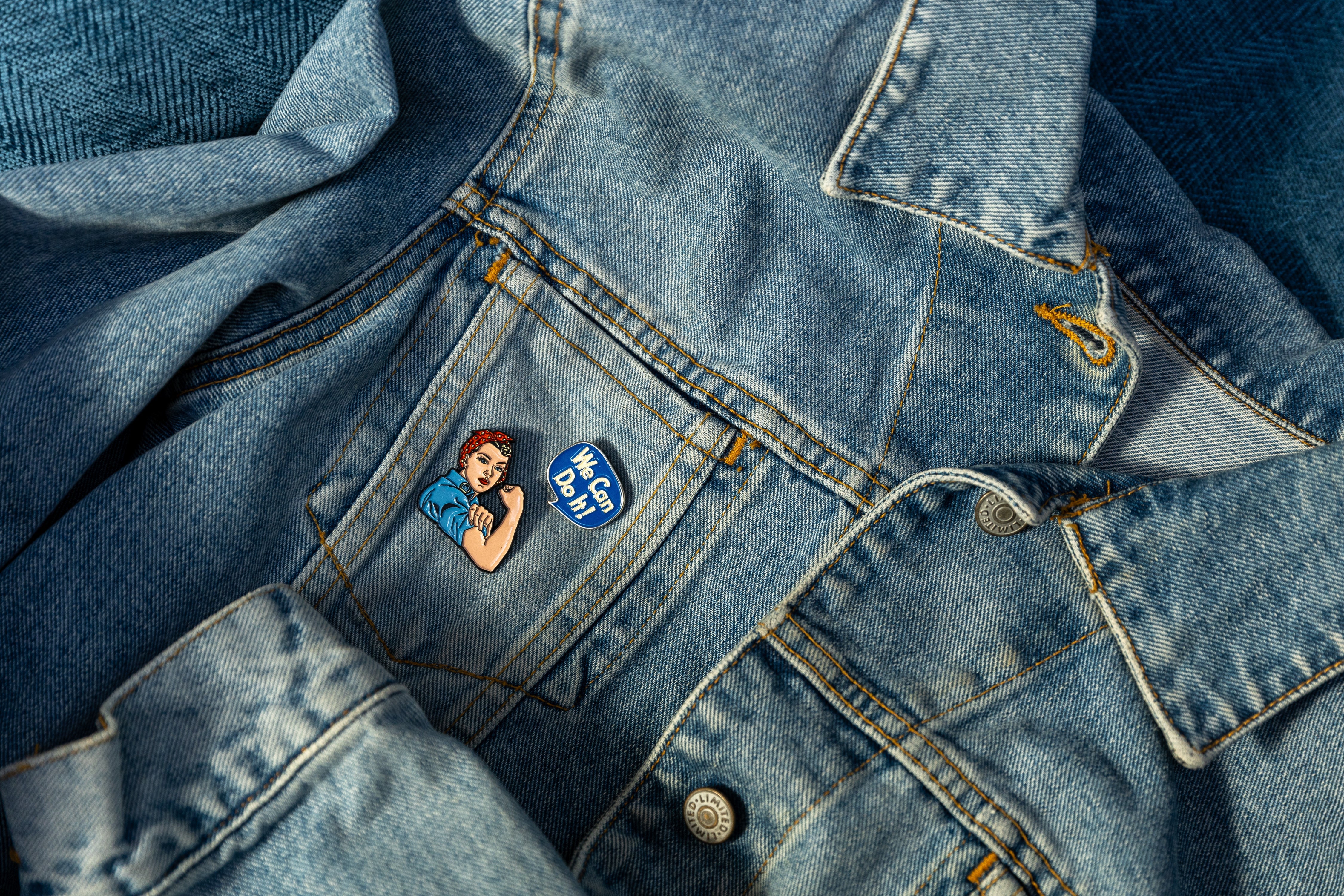 UPG Rosie & "We Can Do It!" Enamel Pin Set