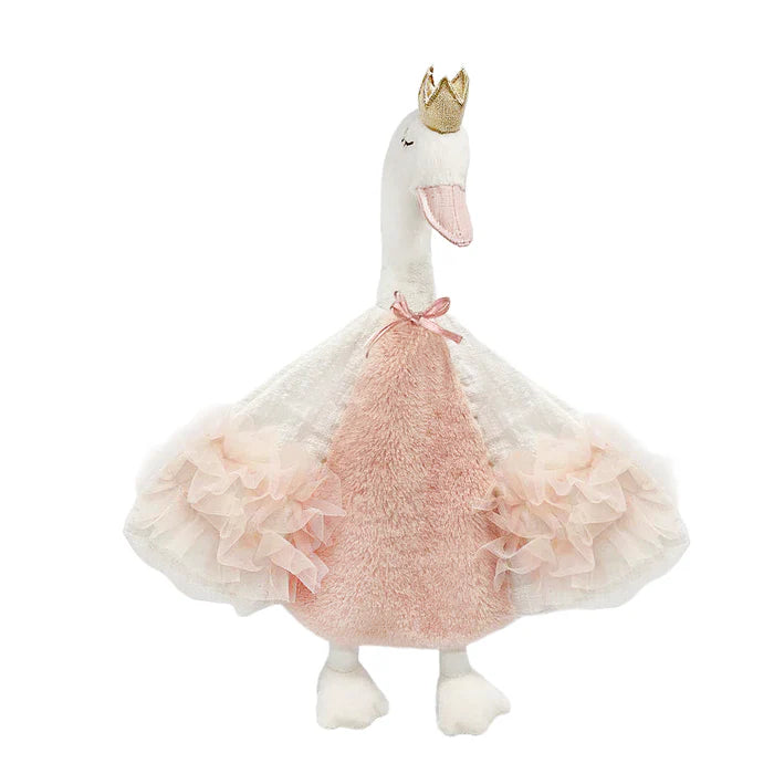 Mon Ami Selene Swan White Security Blanket
