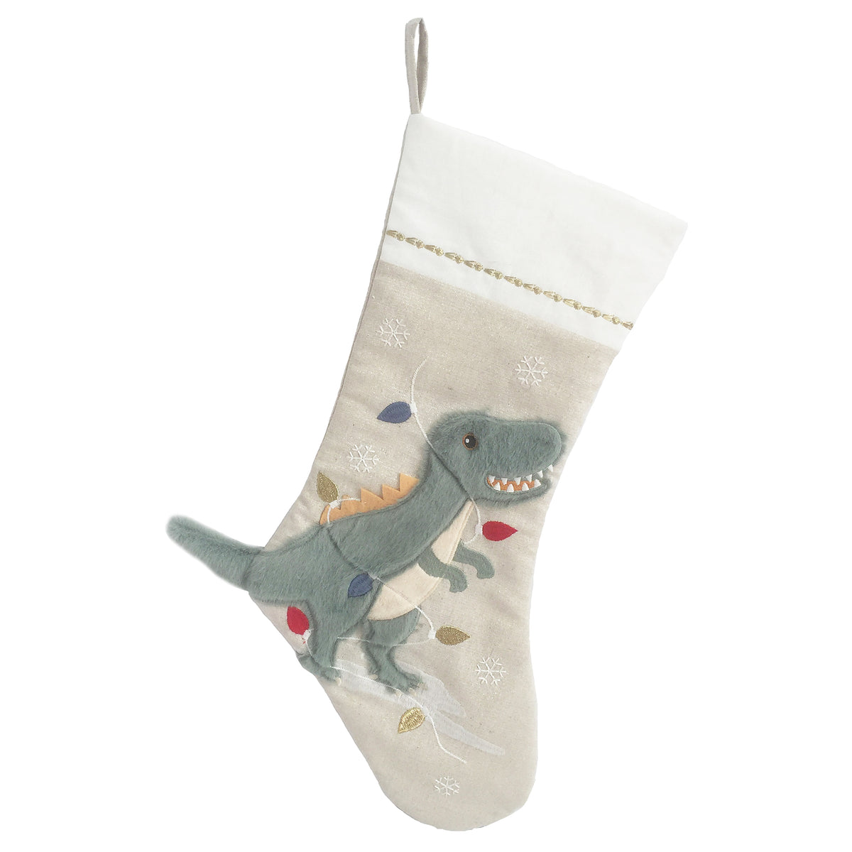 Mon Ami Festive Dino Stocking