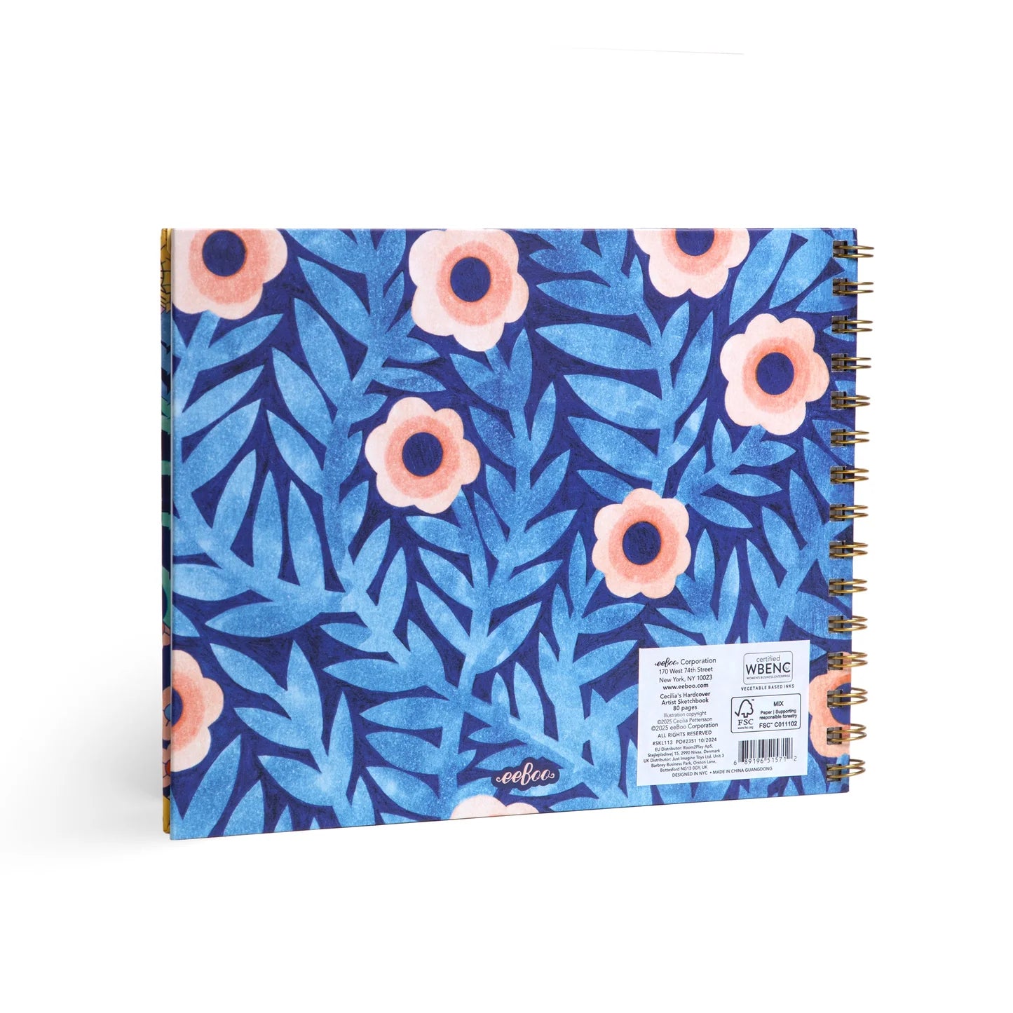 eeBoo Cecilia's Hardcover Artists Sketchbook