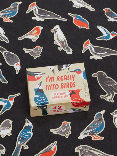 BLUQ I'm Really Into Birds Playtime Sticker Set