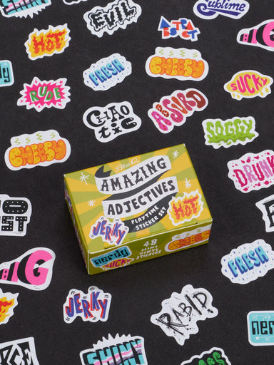 BLUQ Amazing Adjectives Playtime Sticker Set