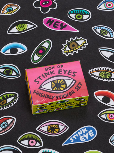 BLUQ Box Of Stink Eyes Friendly Sticker Set