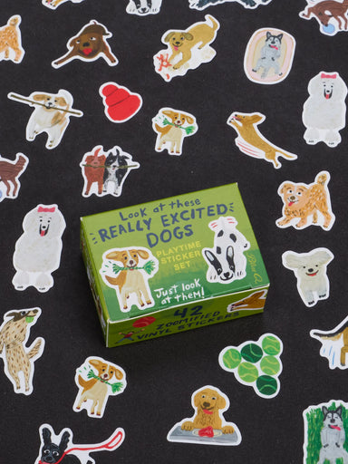 BLUQ Look At These Really Excited Dogs Playtime Sticker Set