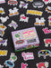 BLUQ Baby Goats On Trampolines Wearing Sweaters Playtime Sticker Set