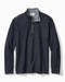 Tommy Bahama Flipview Half Zip Night Cap Heather M 023768112945