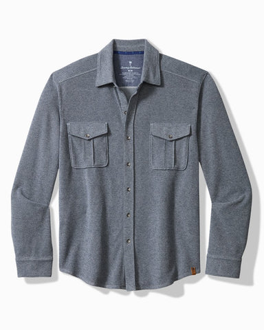tommy bahama dress shirt Tommy Bahama Fireside Coast Stretch Flannel Long Sleeve Camp Shirt — Bird in Hand