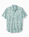 Tommy Bahama San Lucio Tides Villa Vista Stretch Knit Short Sleeve Camp Shirt Dark Blue Lagoon M 023763858657
