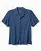 Tommy Bahama Coastal Breeze Check IslandZone® Camp Shirt Dockside Blue M 023773355184