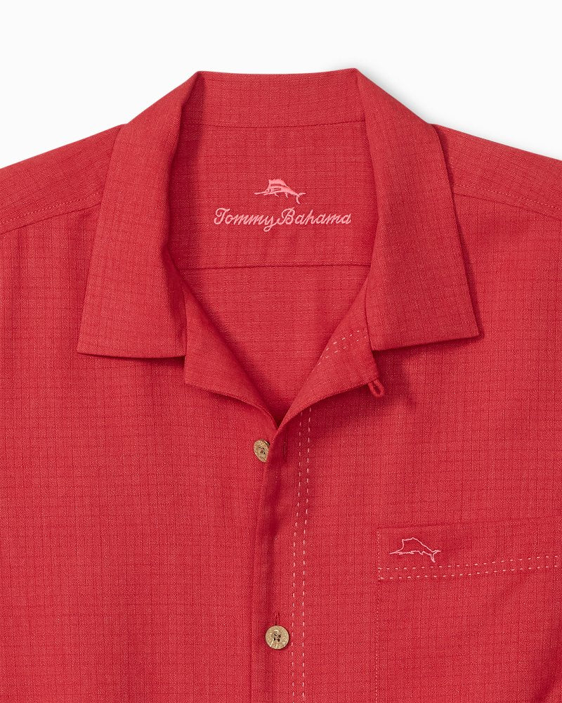 Tommy Bahama Coastal Breeze Check IslandZone® Camp Shirt