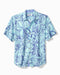 Tommy Bahama Veracruz Cay Impressions Camp Shirt Jet Ski Blue M  023791054144