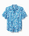 Tommy Bahama Tortola Batik Blues Camp Shirt Cobalt Haze M  023791020033
