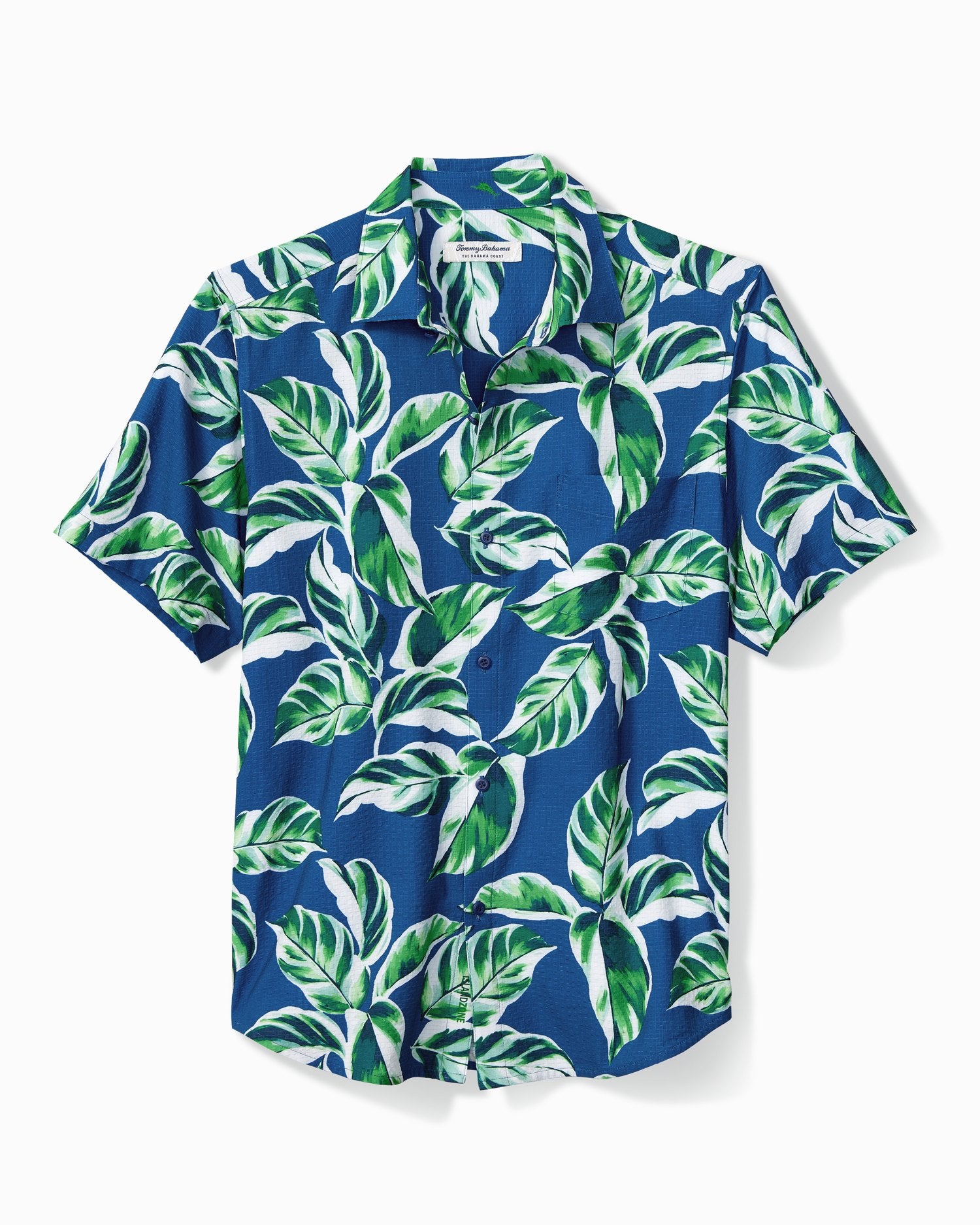 Tommy Bahama IslandZone Bahama Coast Jungle Royale Camp Shirt - Cobalt Sea