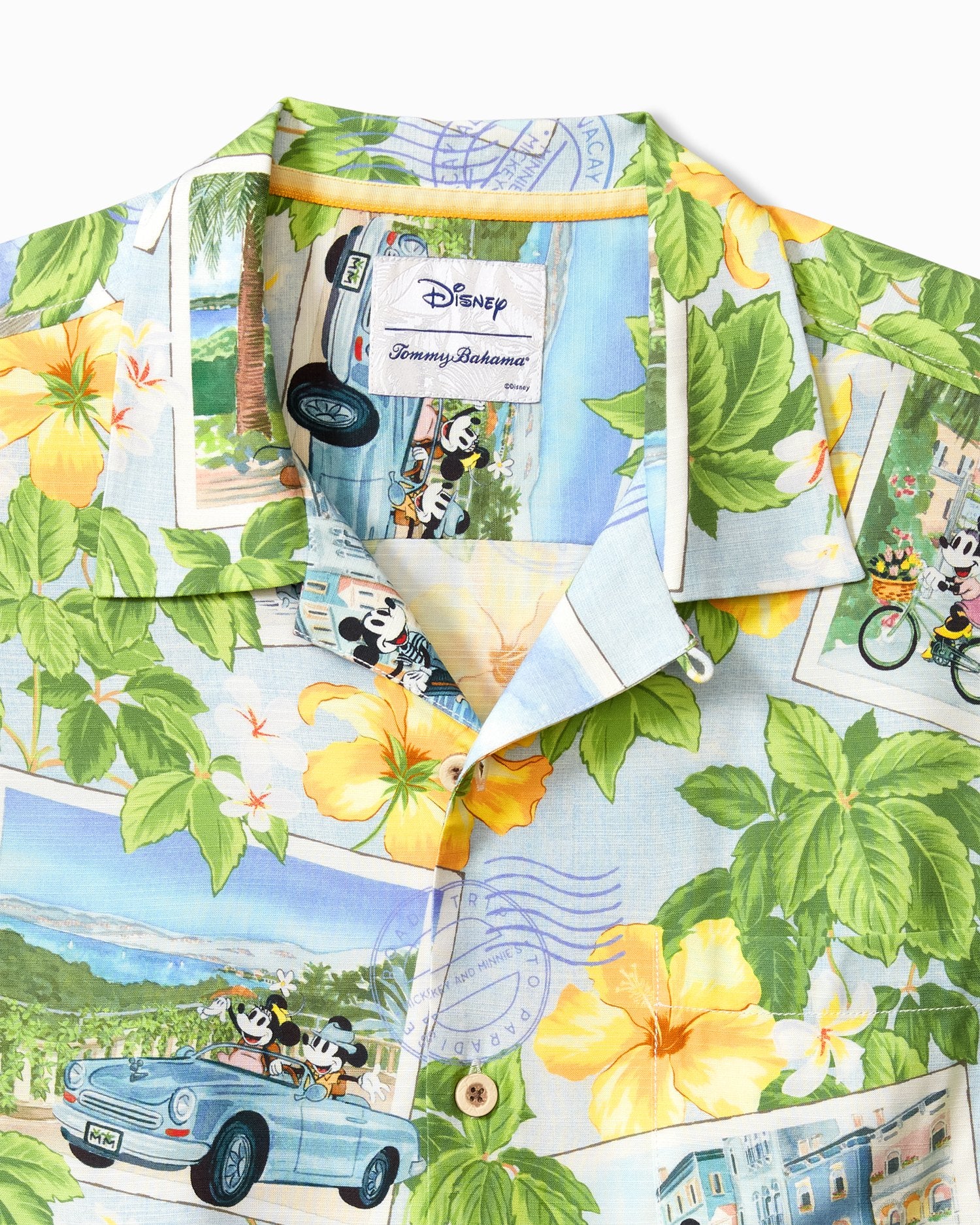 Tommy Bahama Disney Postcard to Paradise Camp Shirt    
