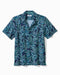 Tommy Bahama The Bahama Coast Luau Blooms Island Zone Short Sleeve Camp Shirt Insignia Blue M 023763845398