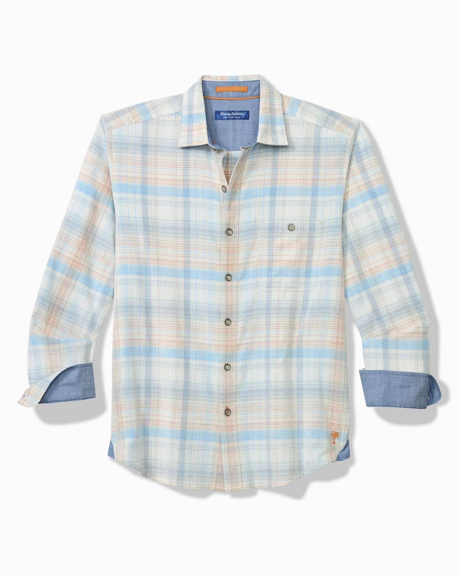 Tommy Bahama Coastline Cord Truly Check Long Sleeve