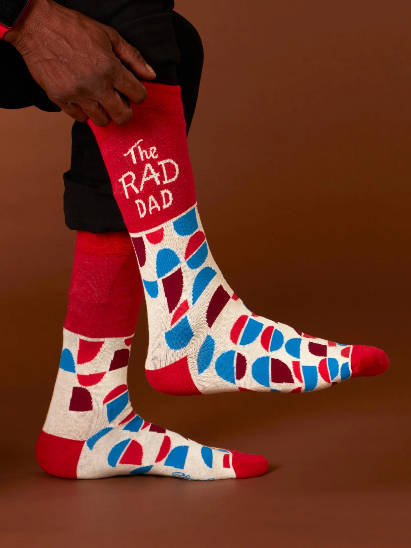 BLUQ The Rad Dad Men's Crew Socks