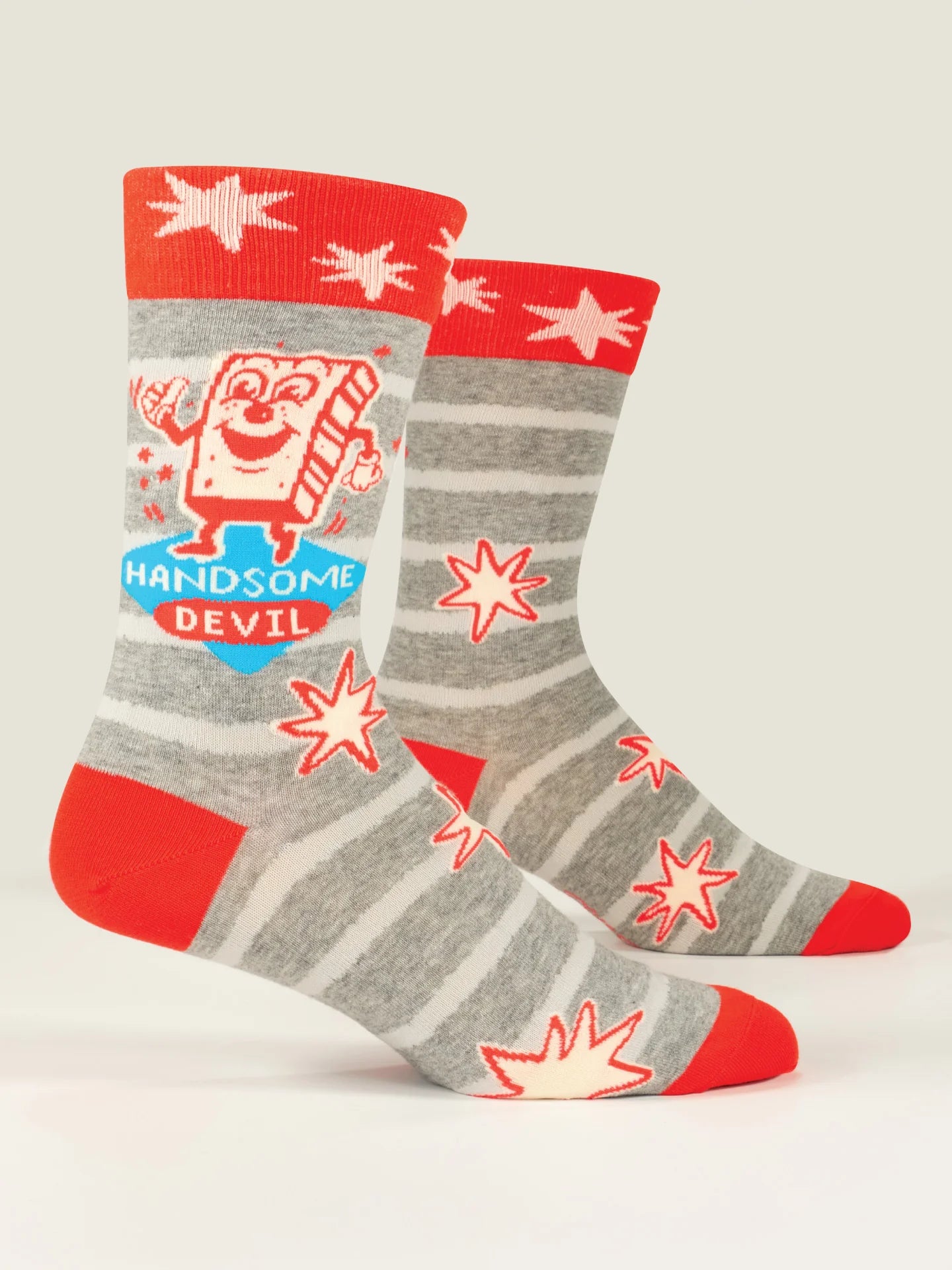 BLUQ Handsome Devil Men's Crew Socks