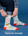 BLUQ Men's Crew Socks - High On Life...And Possibly Weed