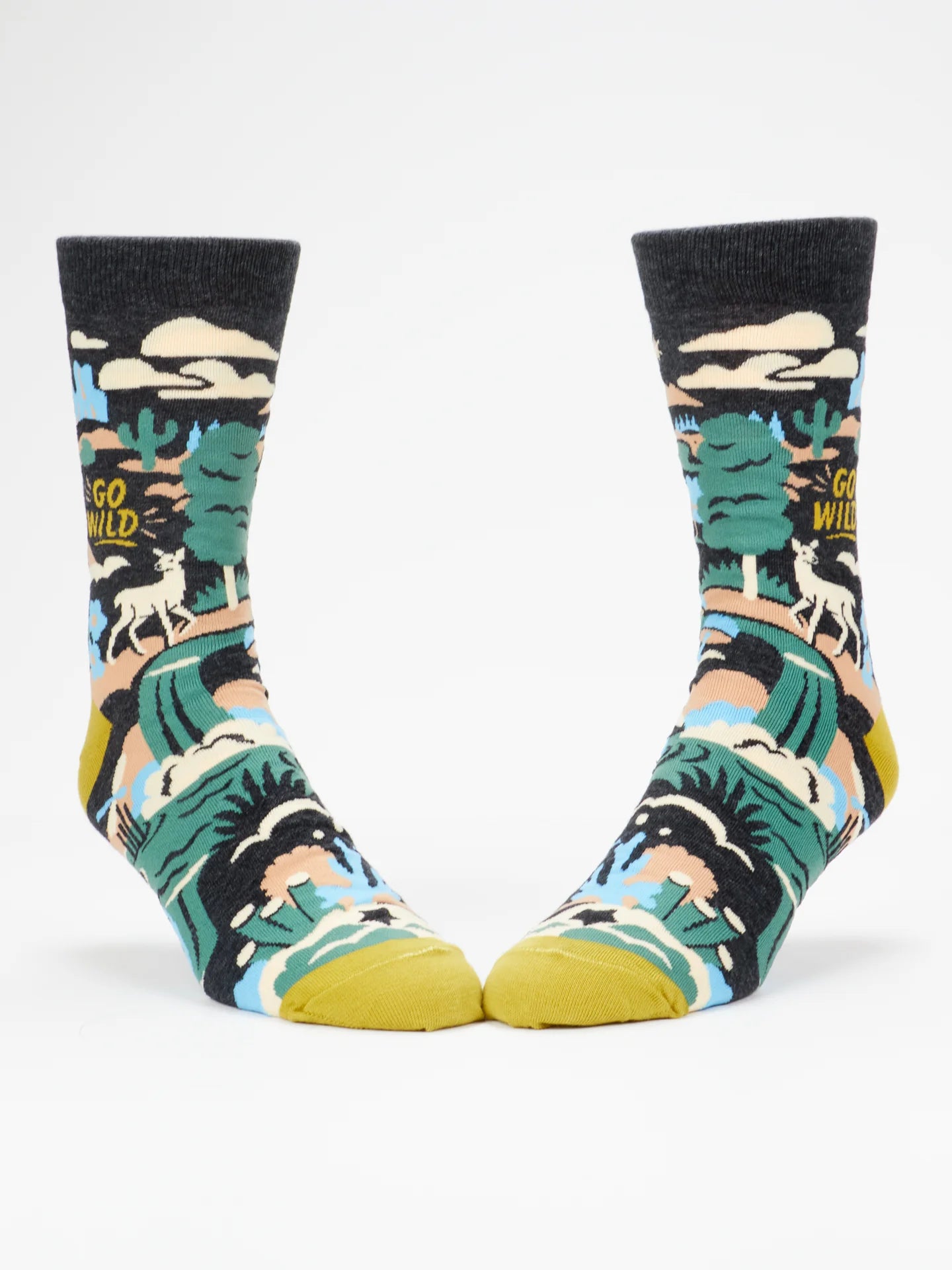 BLUQ Men's Crew Socks - Go Wild