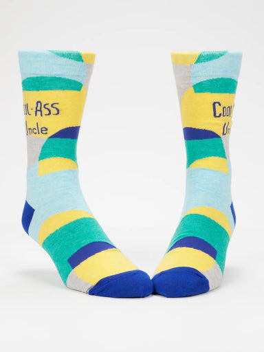 BLUQ Men's Crew Socks - Cool-Ass Uncle