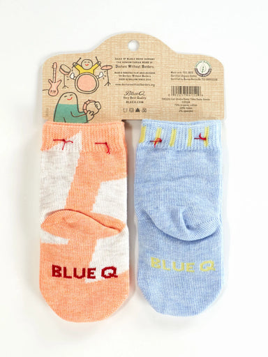 BLUQ I Call The Shots Now/ It's Baby Time Baby Socks