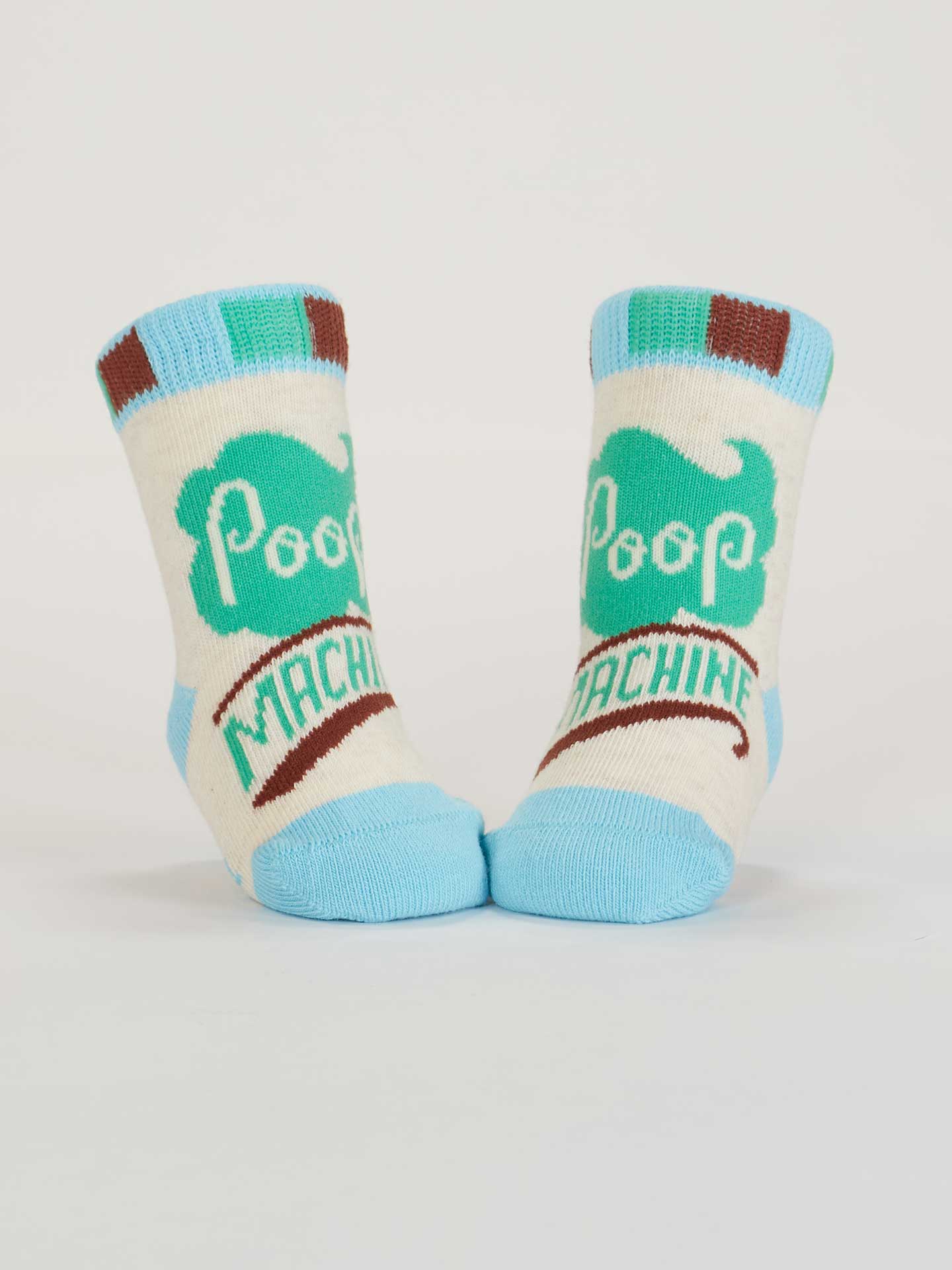 BLUQ Napping? In This Economy?/Poop Machine Baby Socks