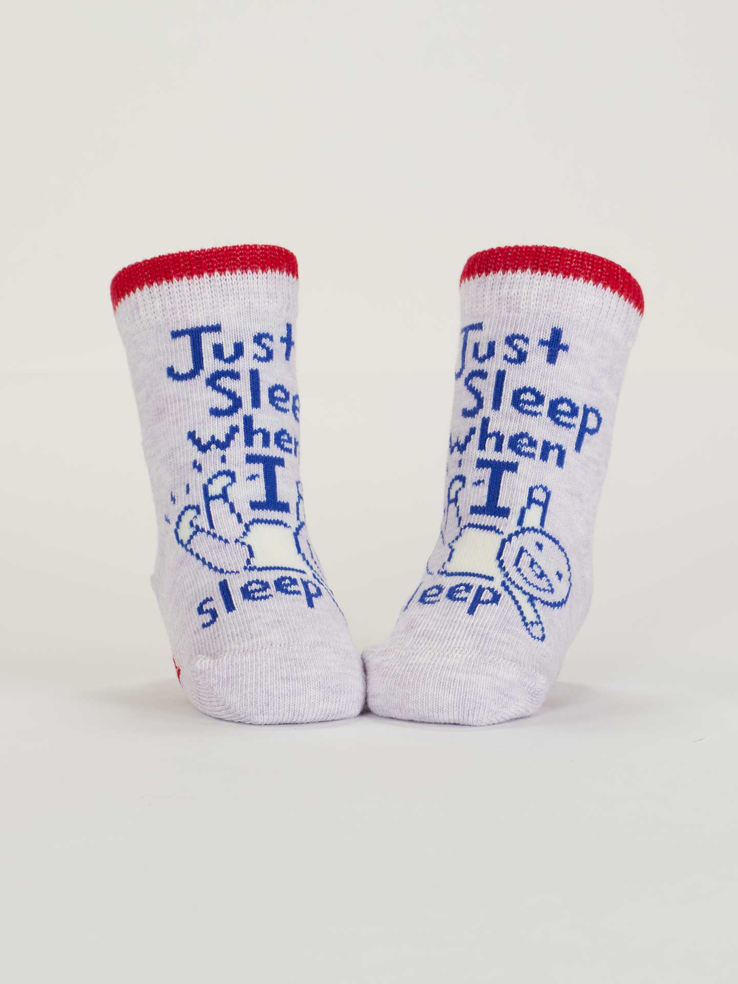 BLUQ Wait 'til You Hear Me Giggle./ Just Sleep When I Sleep. Lol. Baby Socks
