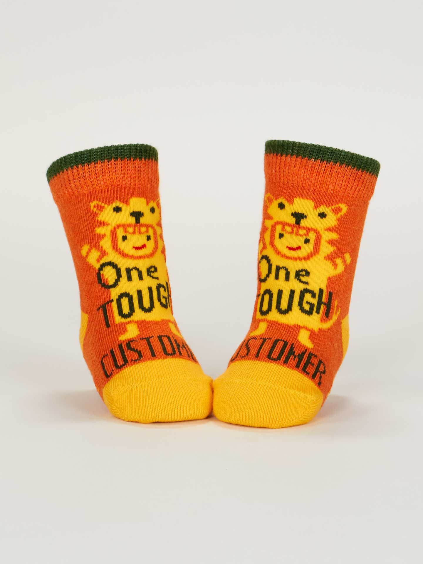 BLUQ One Tough Customer/ Reflecting On My Behavior Baby Socks