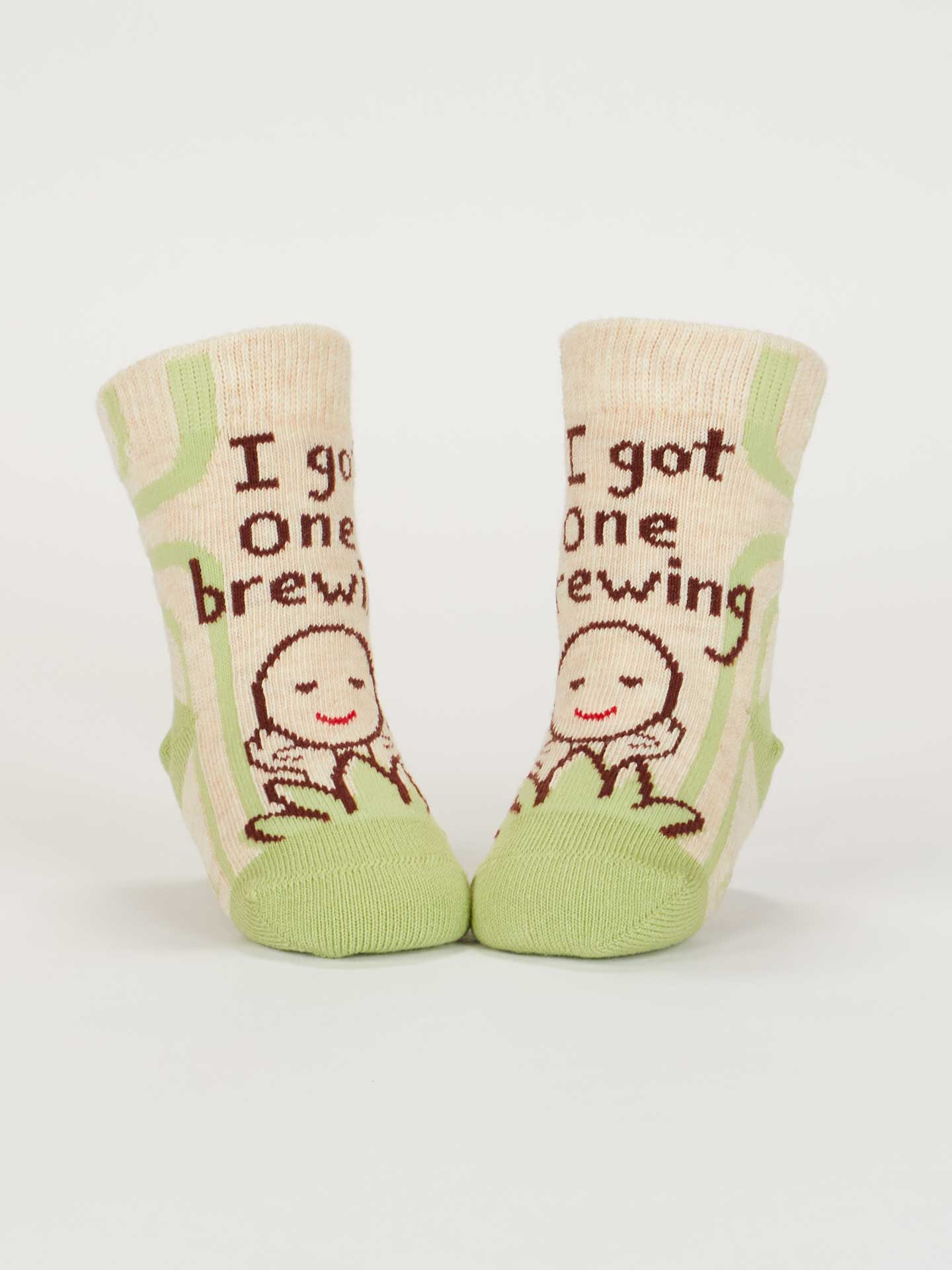 BLUQ The Camera Loves Me/ I Got One Brewing Baby Socks