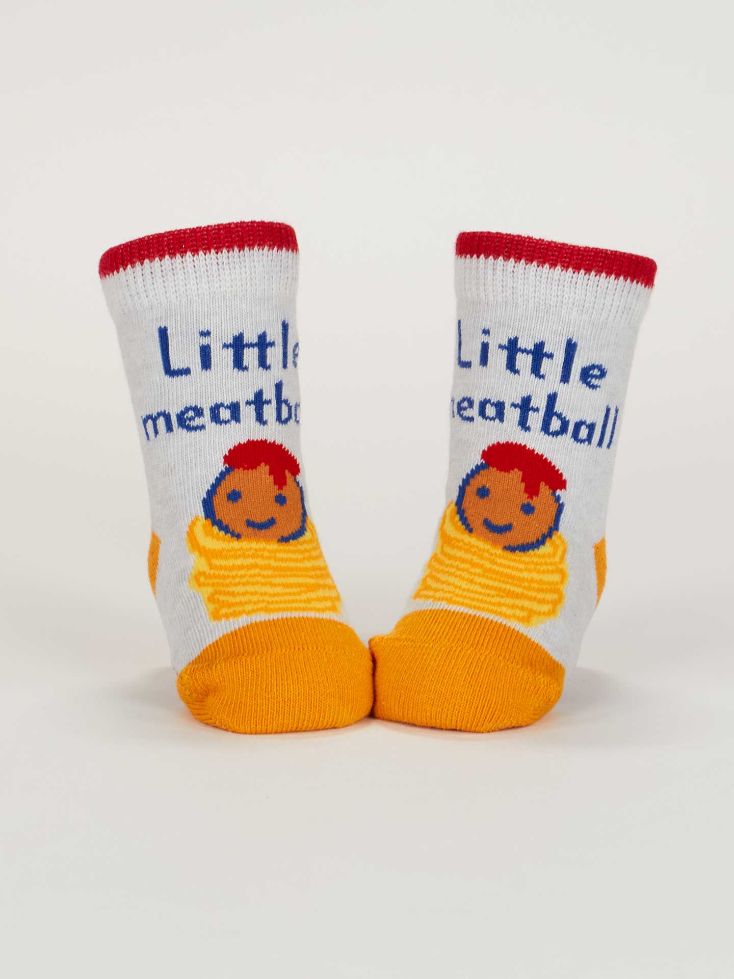 BLUQ Little Meatball/ I Get Heavy Baby Socks