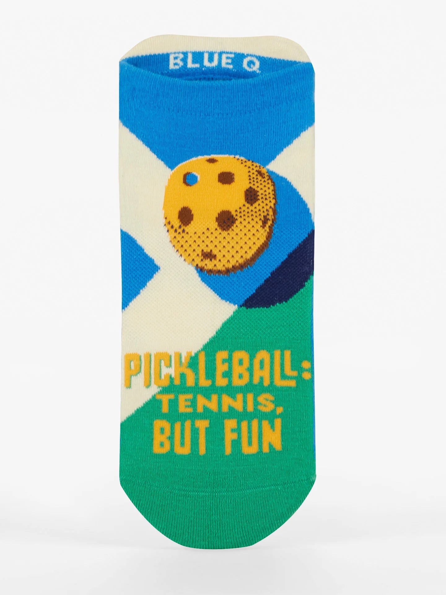 BLUQ Pickleball: Tennis, But Fun Sneaker Socks (S/M)