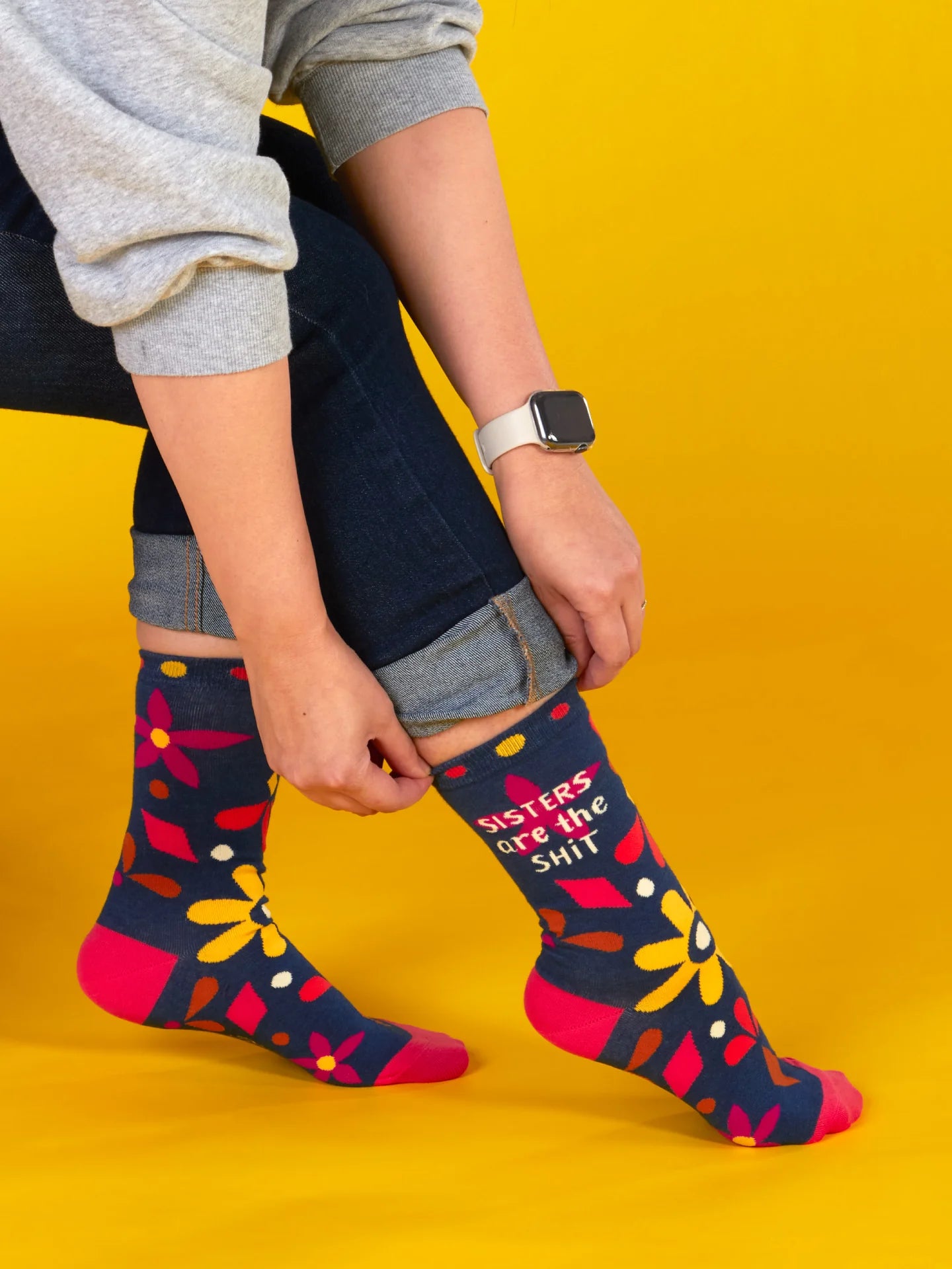 BLUQ Sisters Are The Shit Women's Crew Socks
