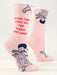 BLUQ Do One Thing Every Day That Scares Your Family Women's Crew Socks