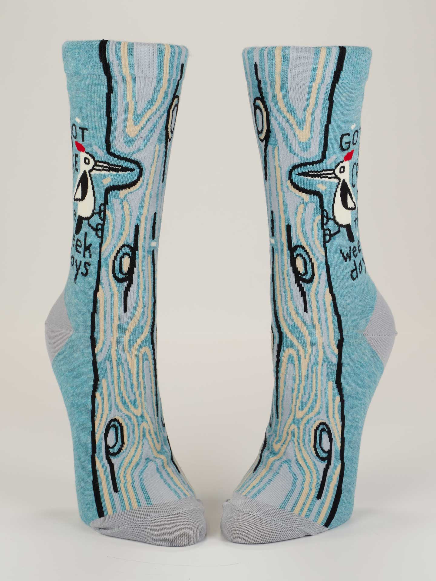 BLUQ Got A Case Of The Weekdays Women's Crew Socks