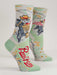 BLUQ Boss Kitty Women's Crew Socks