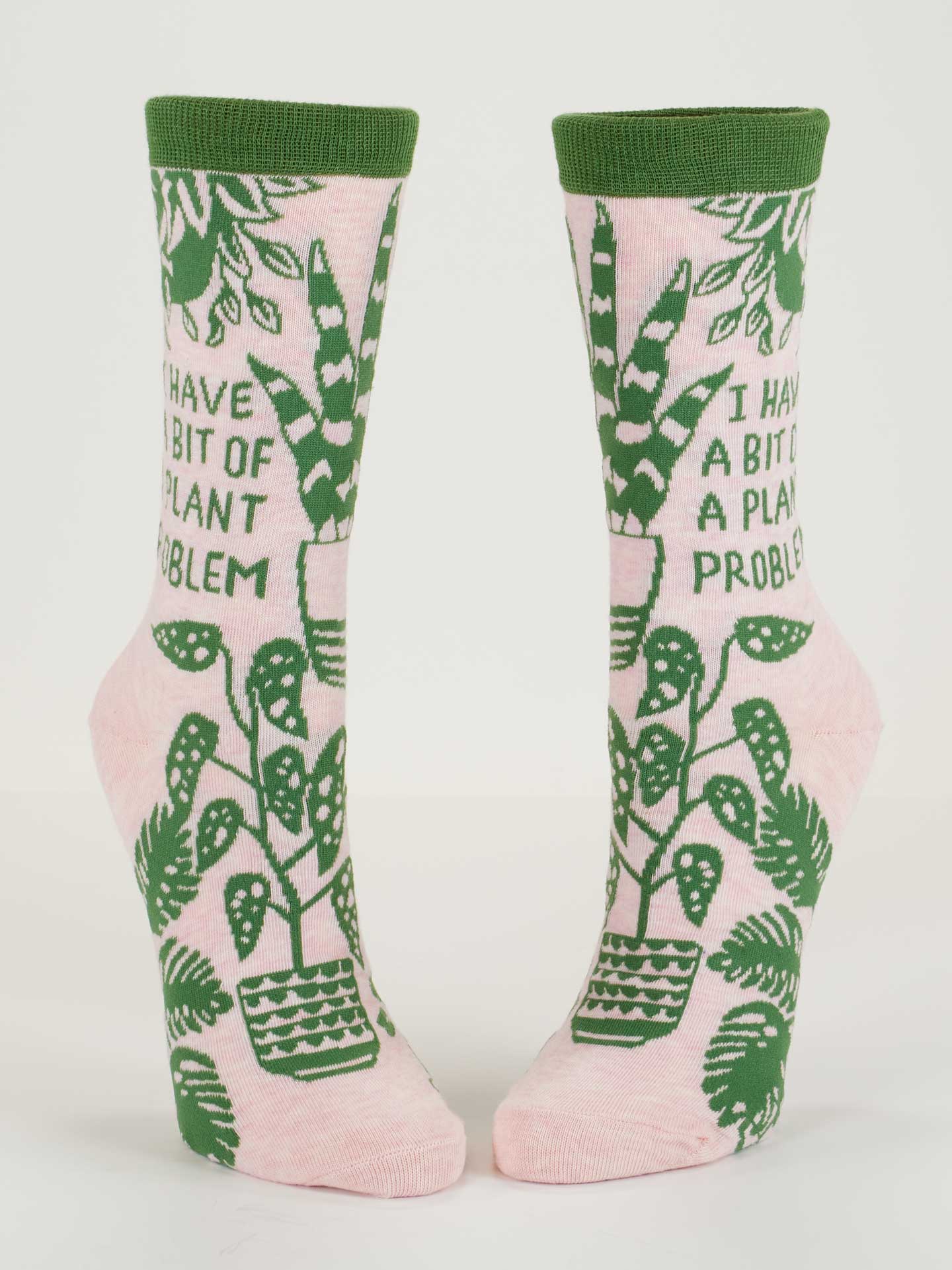 BLUQ I Have A Bit Of A Plant Problem Crew Socks