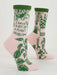 BLUQ I Have A Bit Of A Plant Problem Crew Socks