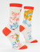 BLUQ Women's Crew Socks - High On Life...And Possibly Weed