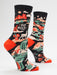 BLUQ Women's Crew Socks - Go Wild