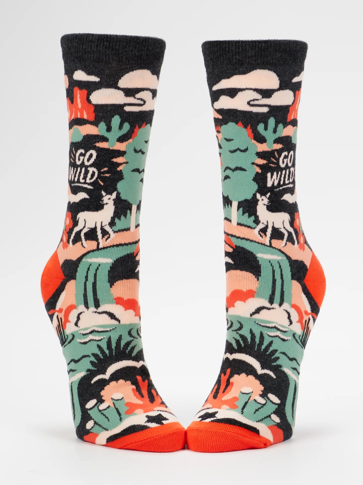 BLUQ Women's Crew Socks - Go Wild