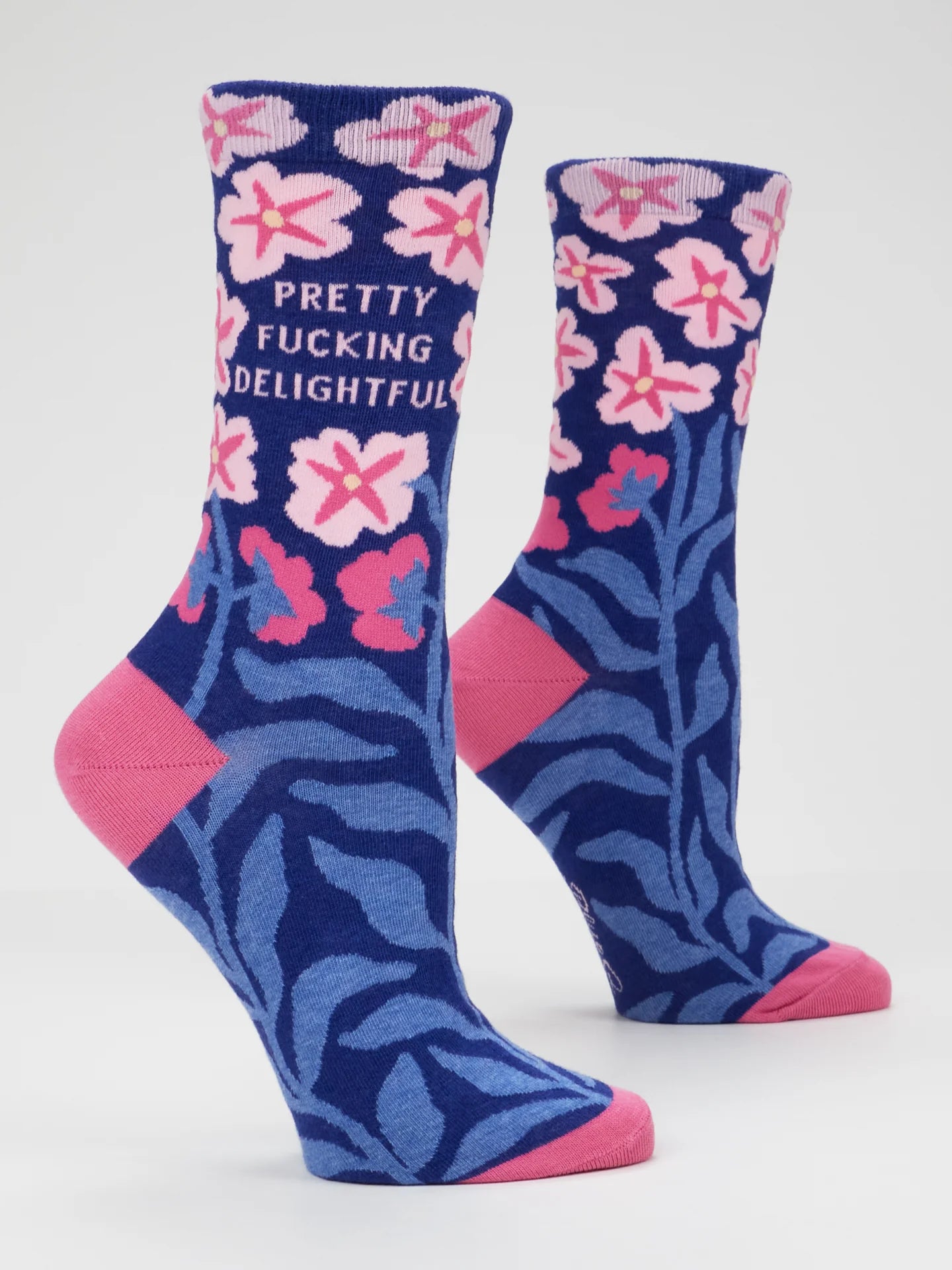 BLUQ Women's Crew Socks - Pretty F*cking Delightful