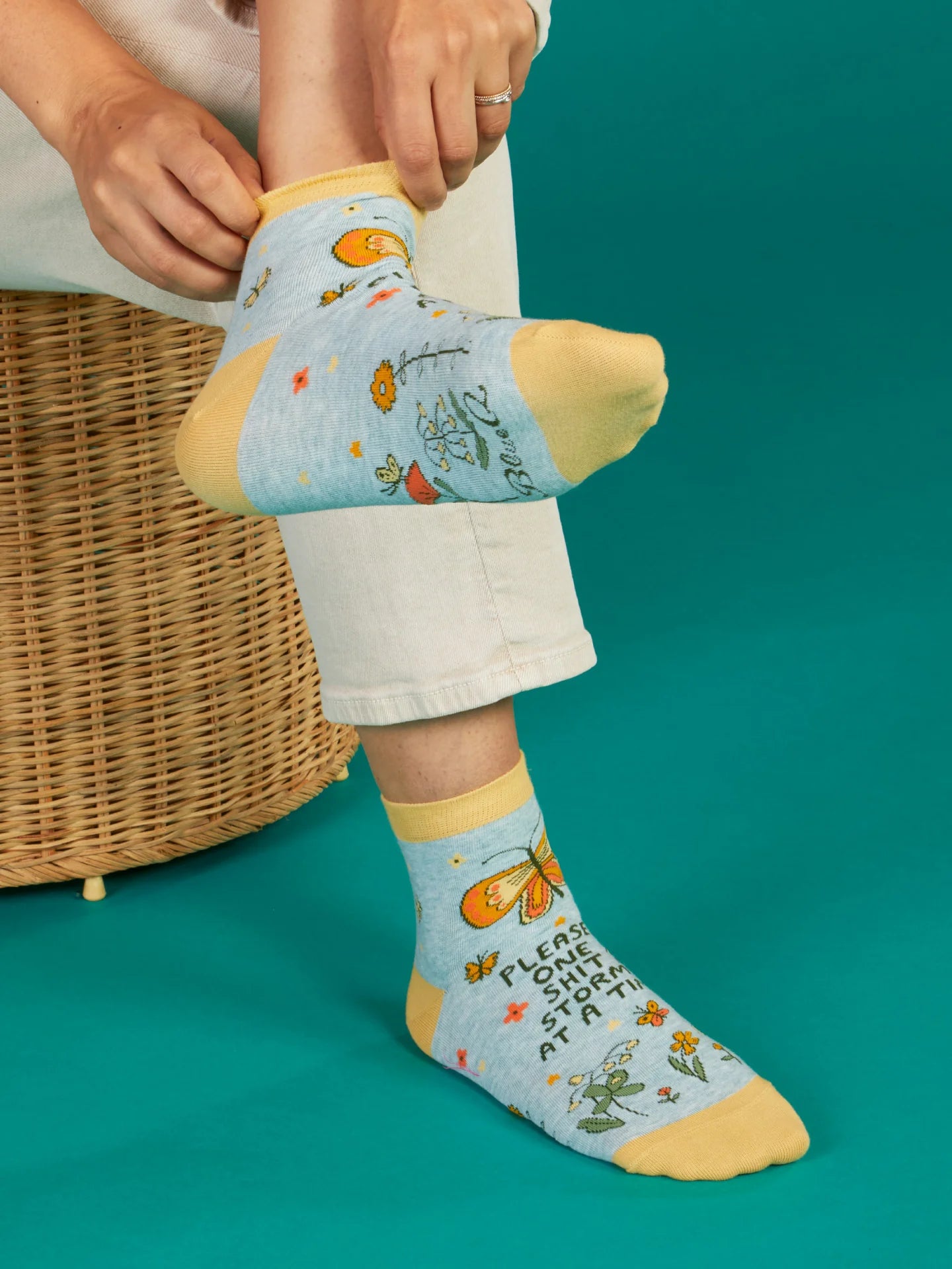 BLUQ Please, One Shitstorm At A Time Women's Ankle Socks