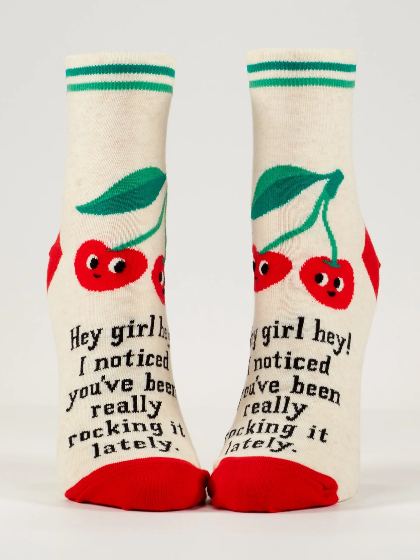 BLUQ Hey Girl Hey! I Noticed You've Been Really Rocking It Lately. Women's Ankle Socks