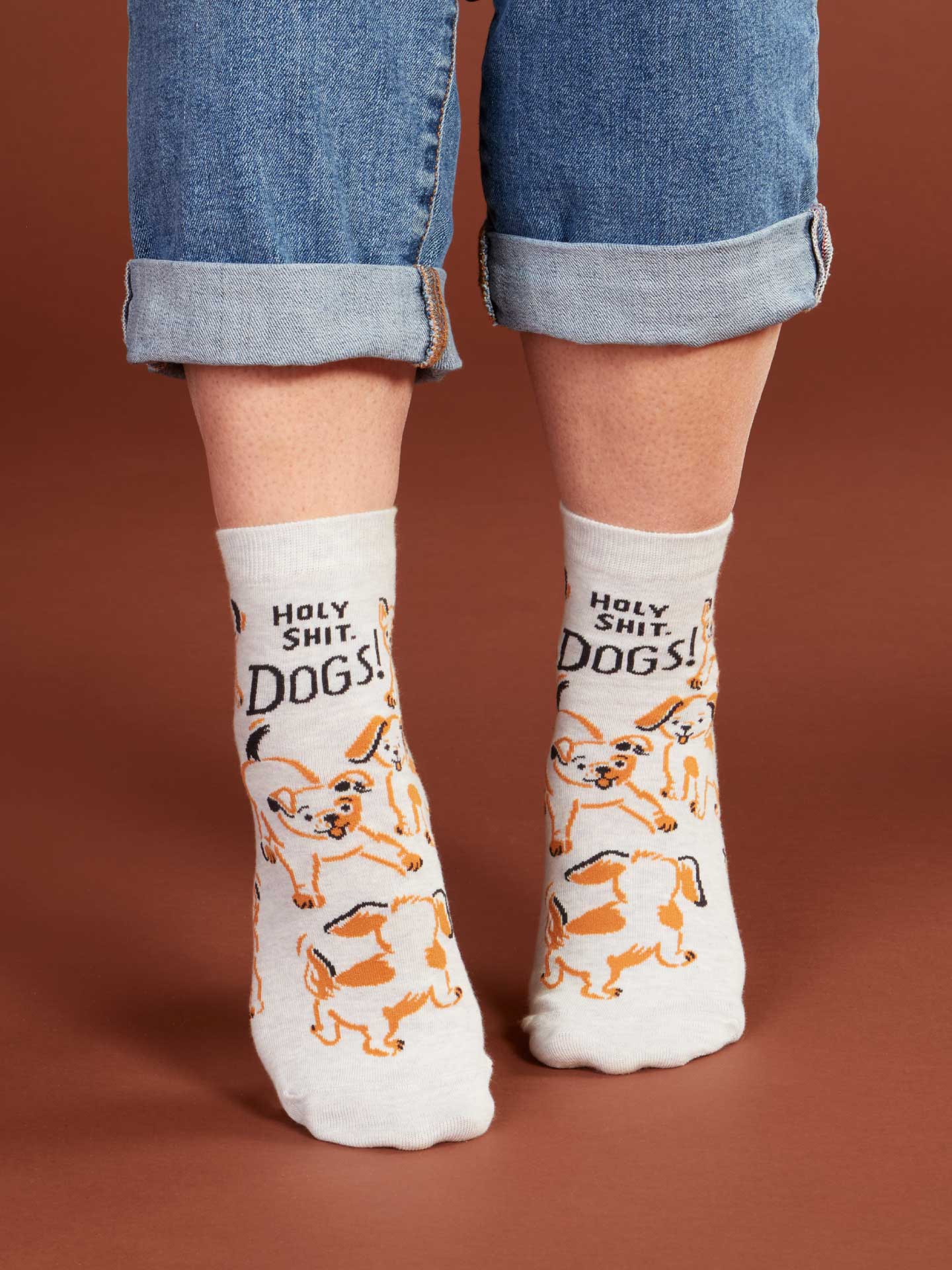 Holy Shit. Dogs! Ankle Socks
