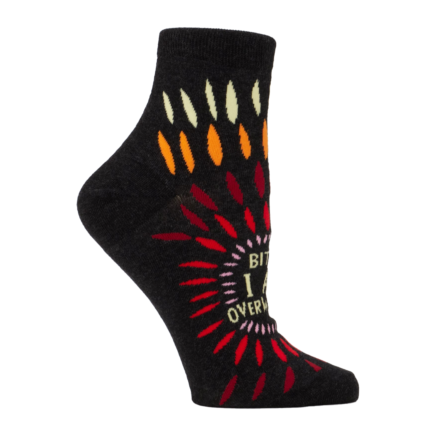 BLUEQ Womens Ankle Socks - B*tch I AM Overwhelmed
