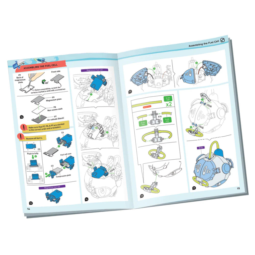 Salt Water Fuel Cell Robot